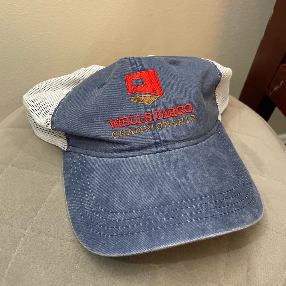 Wells Fargo Championship Jean Blue & White Hat